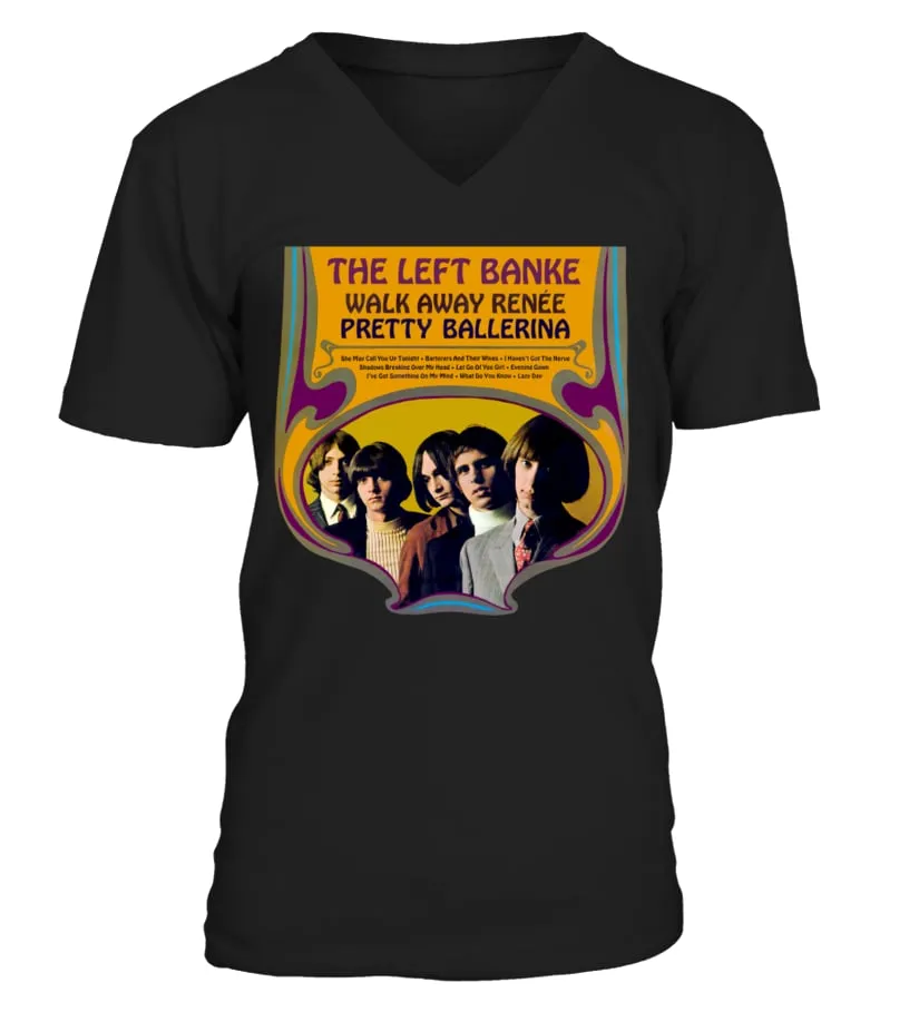 142BK. THE LEFT BANKE WALK   AWAY RENéE  PRETTY BALLERINA (1967) CAMISETA CUELLO EN V UNISEX