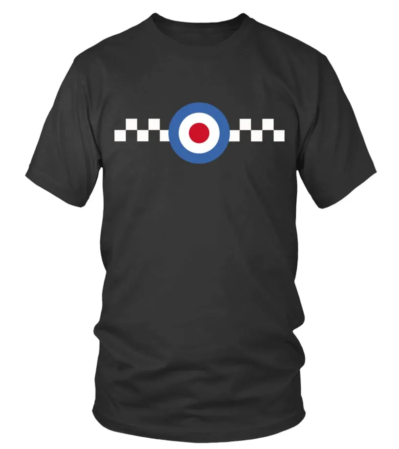 2TONE MODS TSHIRT SKA RUDE BOYS MODERNIST MODERNISM HARD MODS CAMISETA CUELLO REDONDO UNISEX