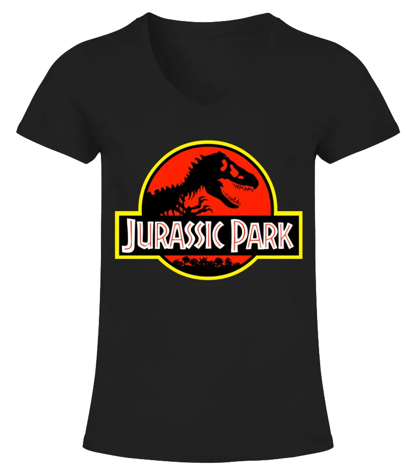 50. Jurassic Park BK Camiseta cuello pico Mujer