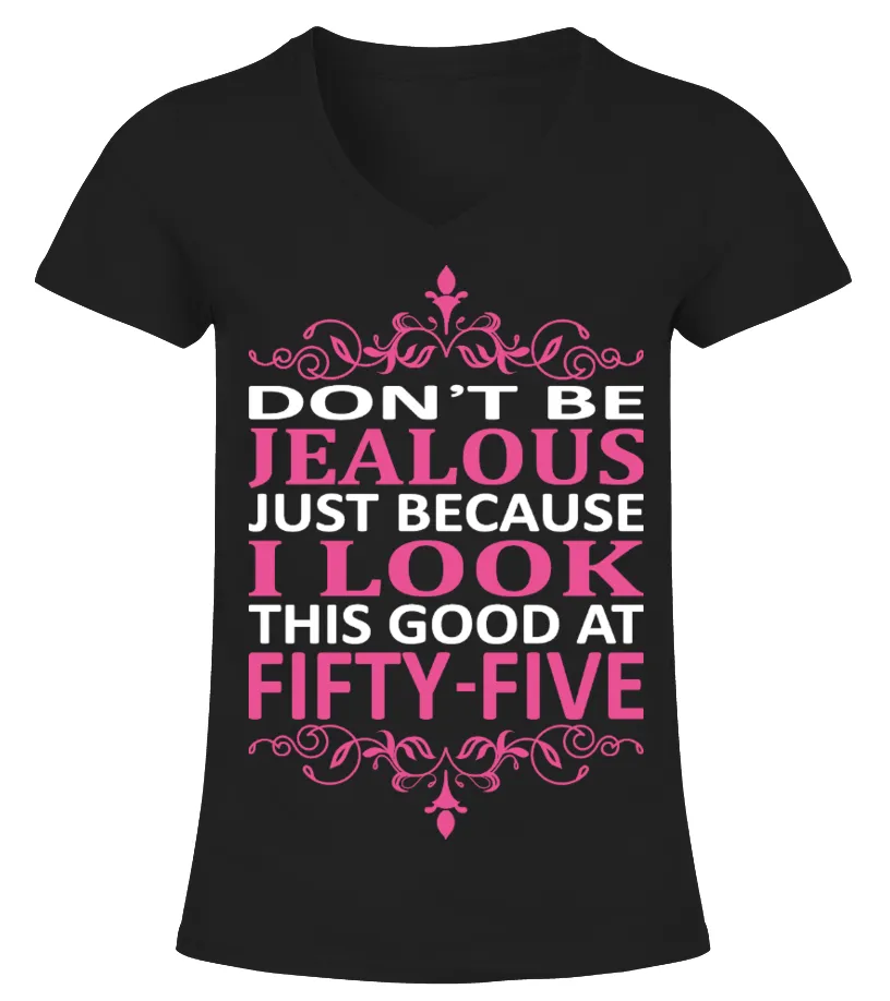 55 YEARS  1962 AGED TO PERFACTION CAMISETA CUELLO PICO MUJER
