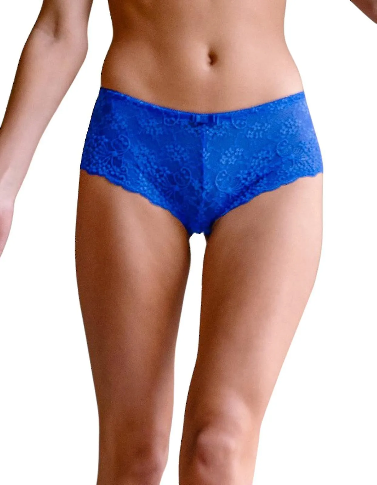 67121C BREVE #YG DE ENCAJE AZUL REAL PARA MUJER