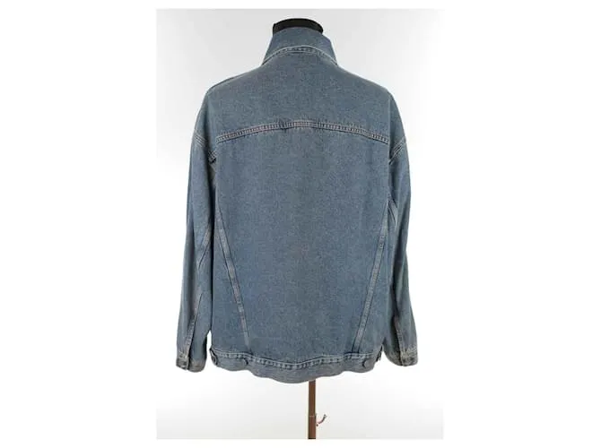 Acne Chaqueta de algodón Azul 
