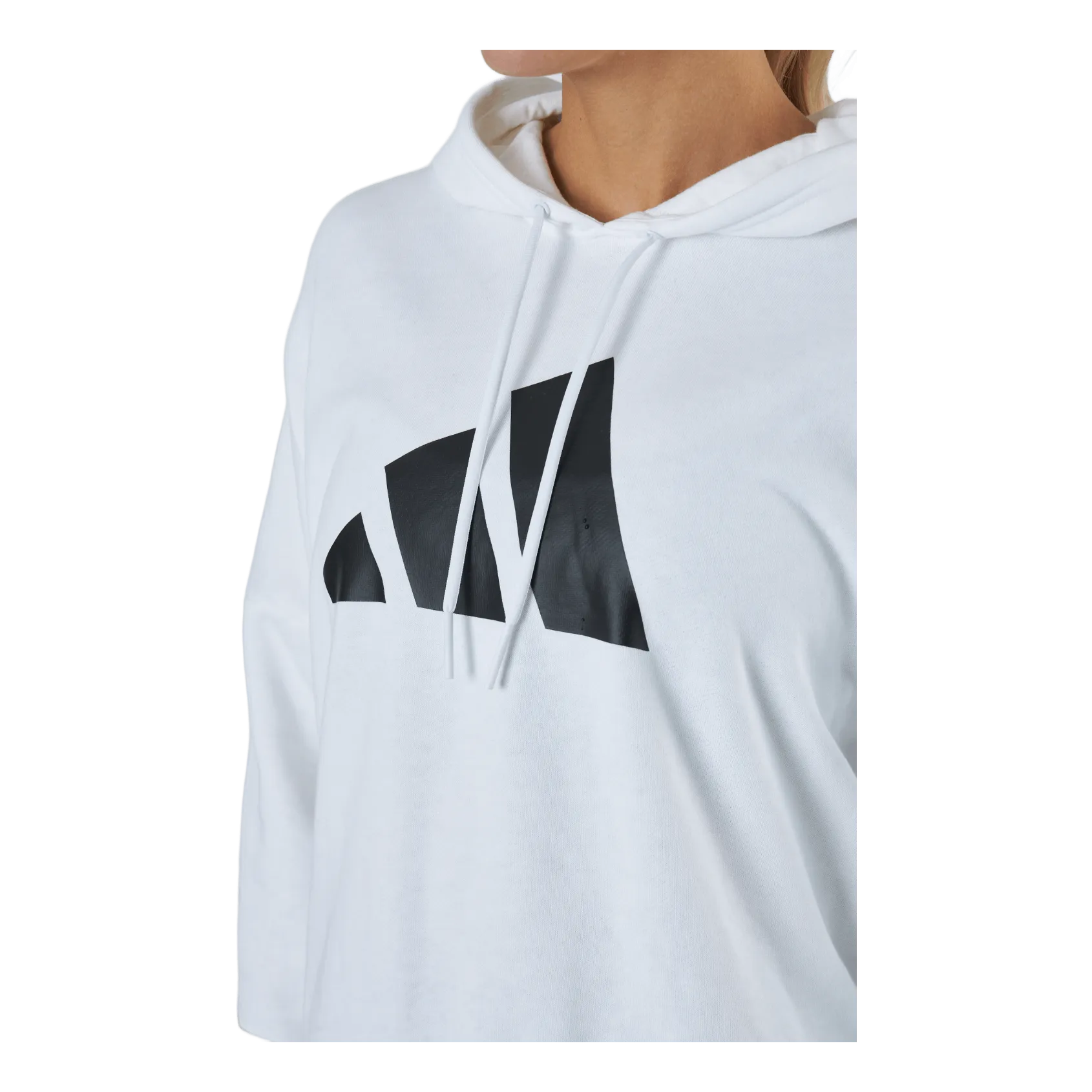 Adidas Adidas Sportswear Three Bar Hoodie White