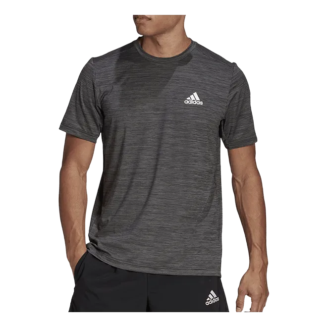 ADIDAS AEROREADY HT EL TSHIRT TALL BLACK MELANGE