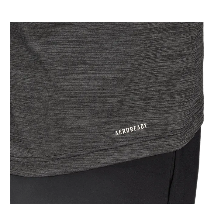 ADIDAS AEROREADY HT EL TSHIRT TALL BLACK MELANGE