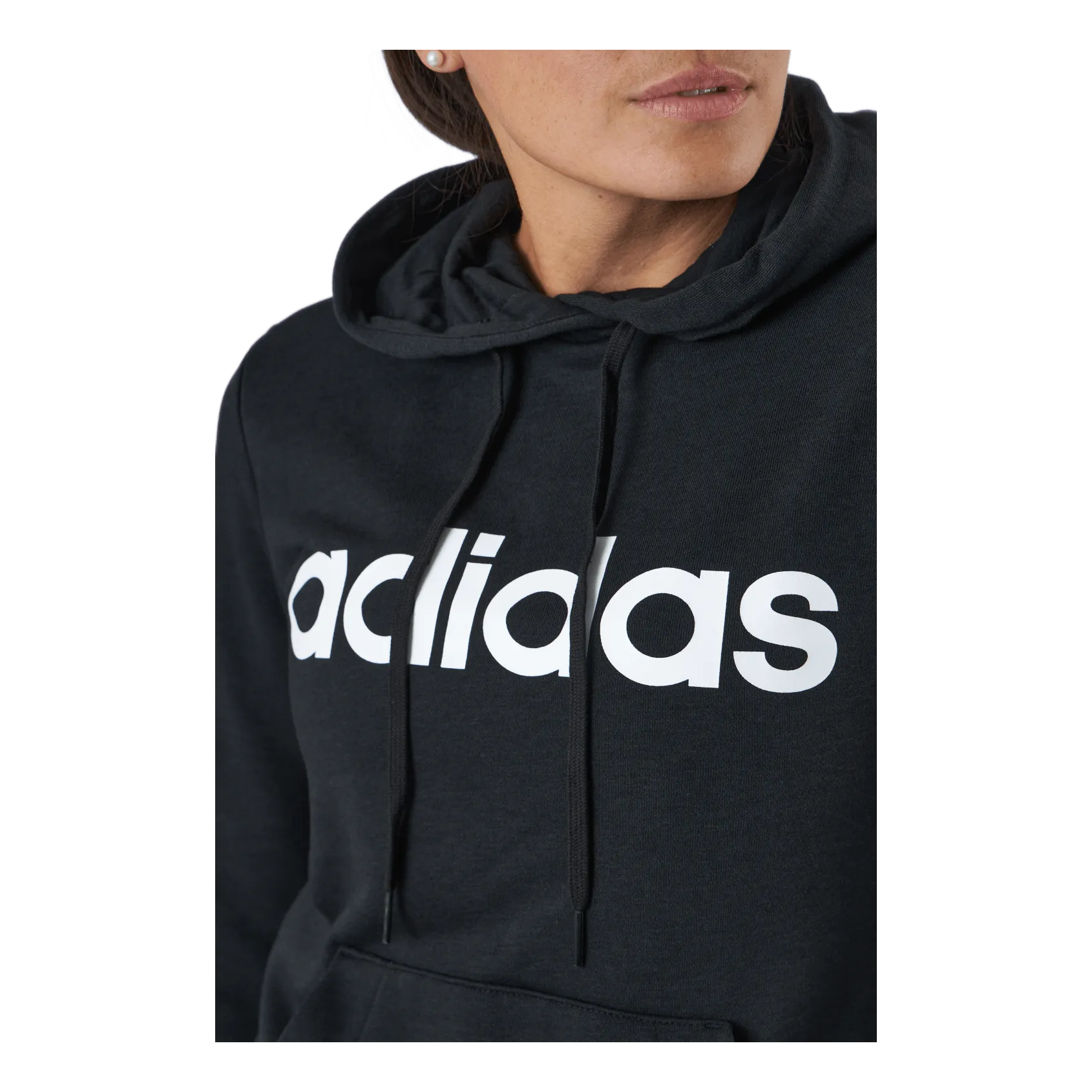 Adidas Essentials Hoodie Black / White