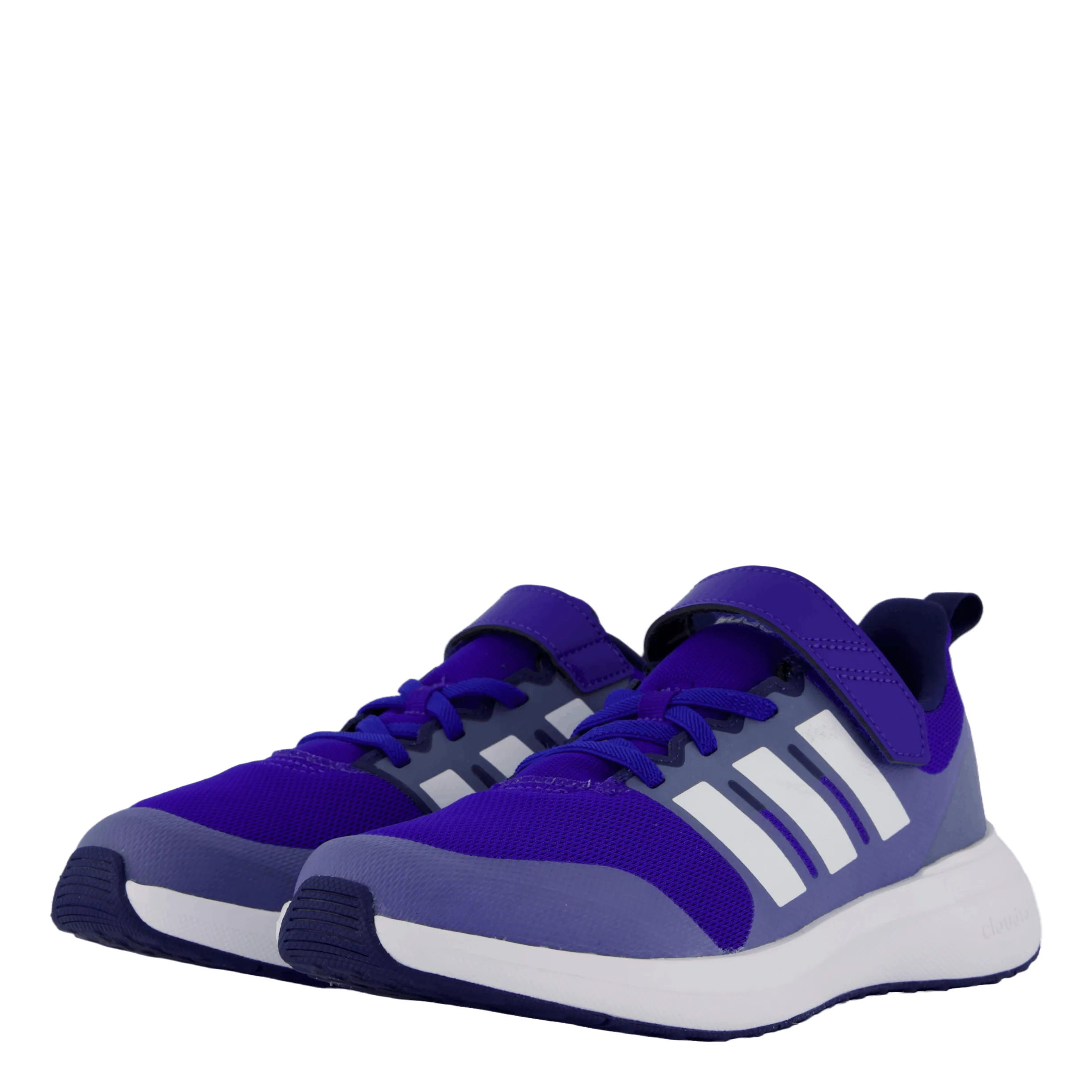 Adidas FortaRun 2.0 Cloudfoam Elastic Lace Top Strap Shoes Lucid Blue / Cloud White / Blue Fusion