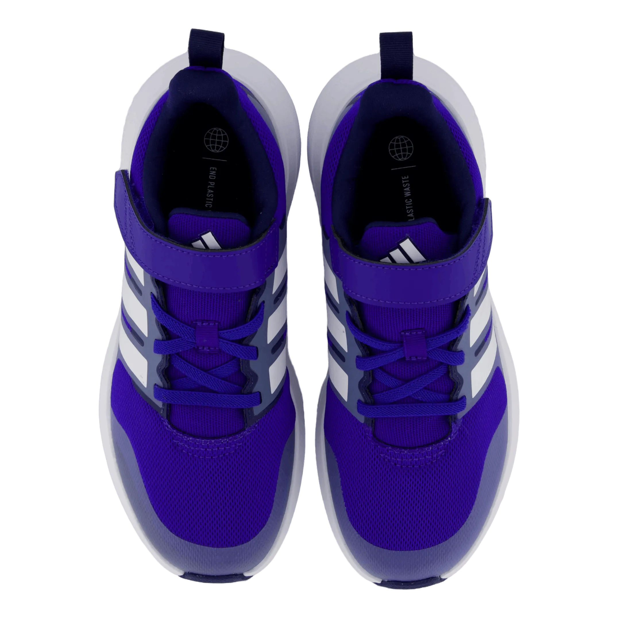 Adidas FortaRun 2.0 Cloudfoam Elastic Lace Top Strap Shoes Lucid Blue / Cloud White / Blue Fusion
