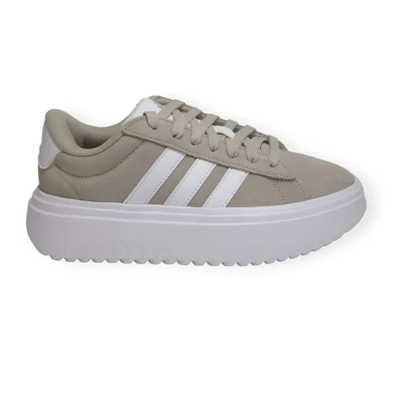 ADIDAS IH2408 GRAND COURT PLATFORM SUEDE BEIGE