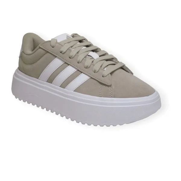 ADIDAS IH2408 GRAND COURT PLATFORM SUEDE BEIGE