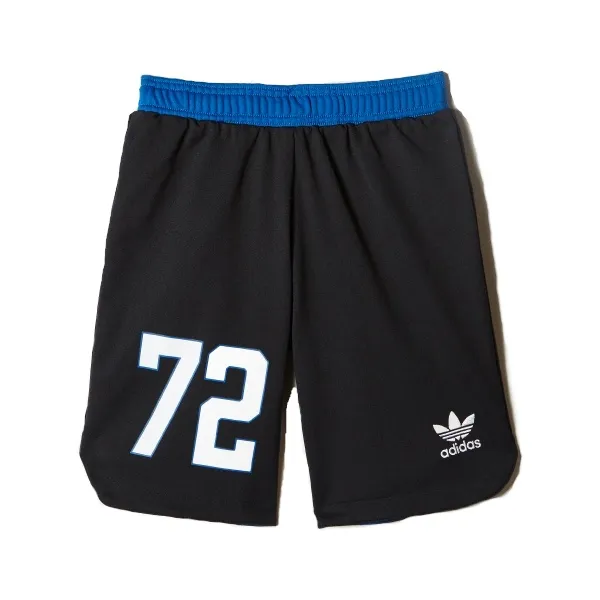 Adidas Originals Junior Basketball Rev Short (negro/azul/blanco)