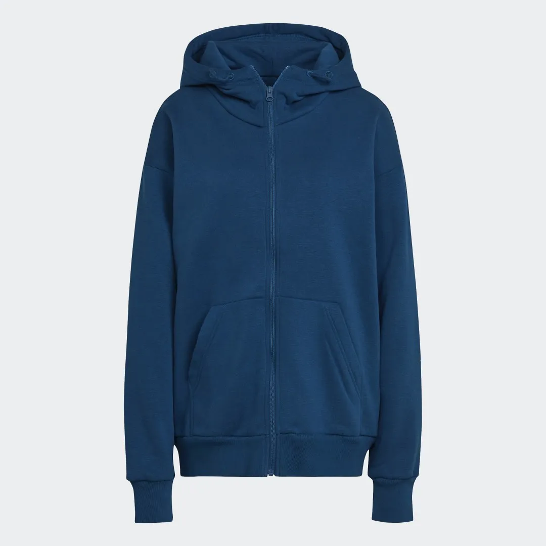 ADIDAS ORIGINALS STUDIO LOUNGE FLEECE FULLZIP HOODIE
