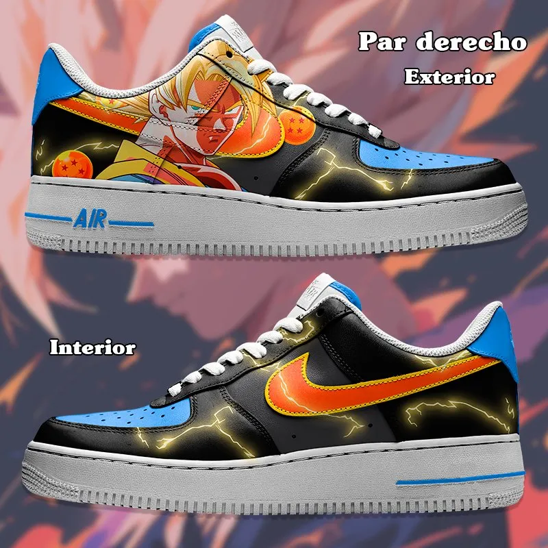 Air Force 1 x Goku y Vegetta Black