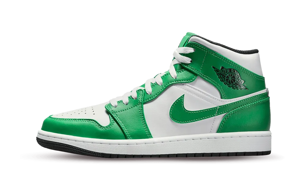 Air Jordan 1 Mid Lucky Green