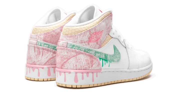 Air Jordan 1 Mid Paint Drip