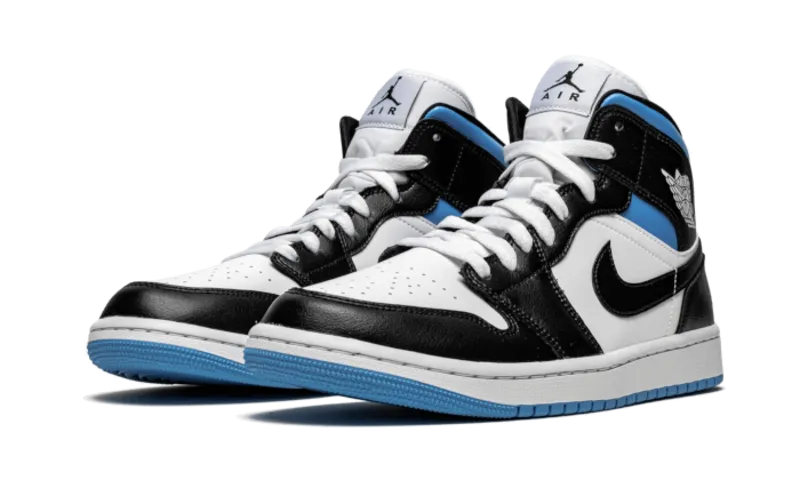 Air Jordan 1 Mid University Black White