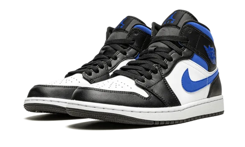 Air Jordan 1 Mid White Black Royal