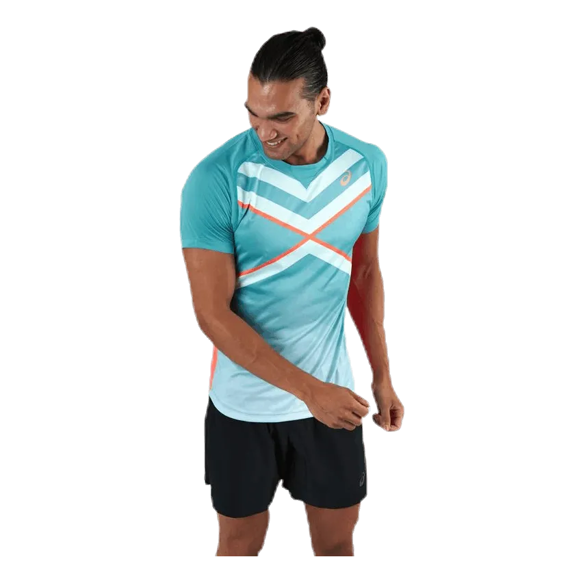 Asics Tennis Gpx Tee Blue