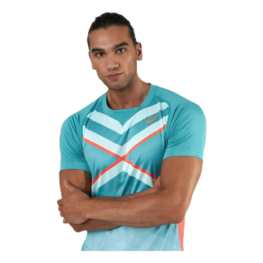 Asics Tennis Gpx Tee Blue