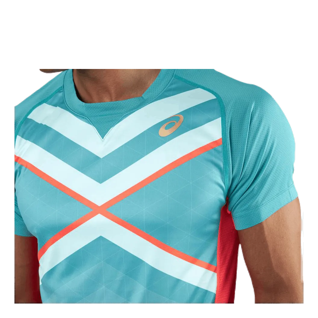 Asics Tennis Gpx Tee Blue