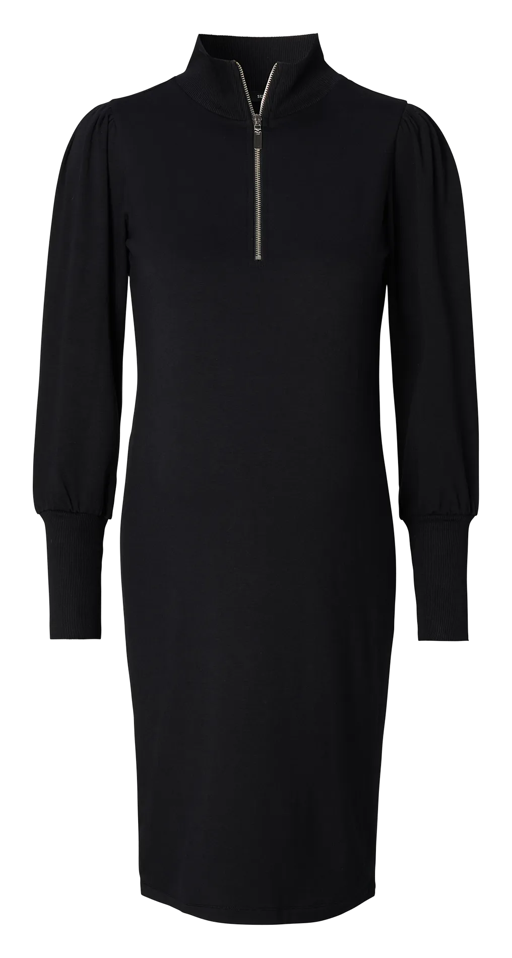 ASTLEY  VESTIDO MIDI PREMAMá EN NEGRO