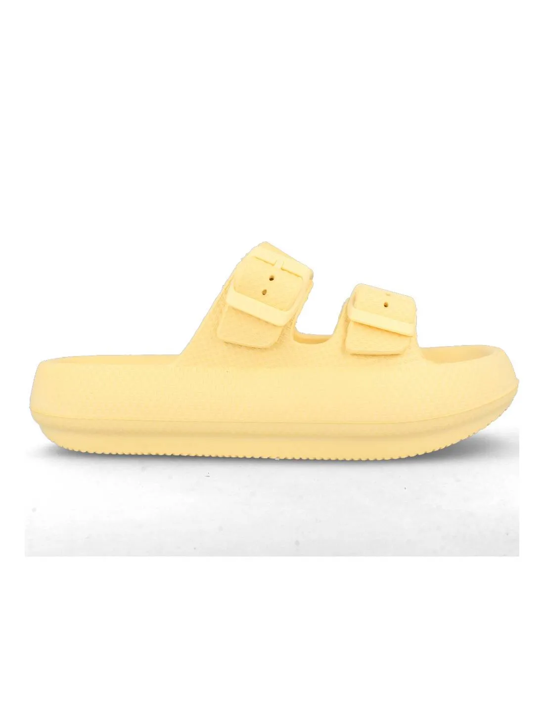 B&W  SANDALIA DOBLE HEBILLA PLATAFORMA YELLOW