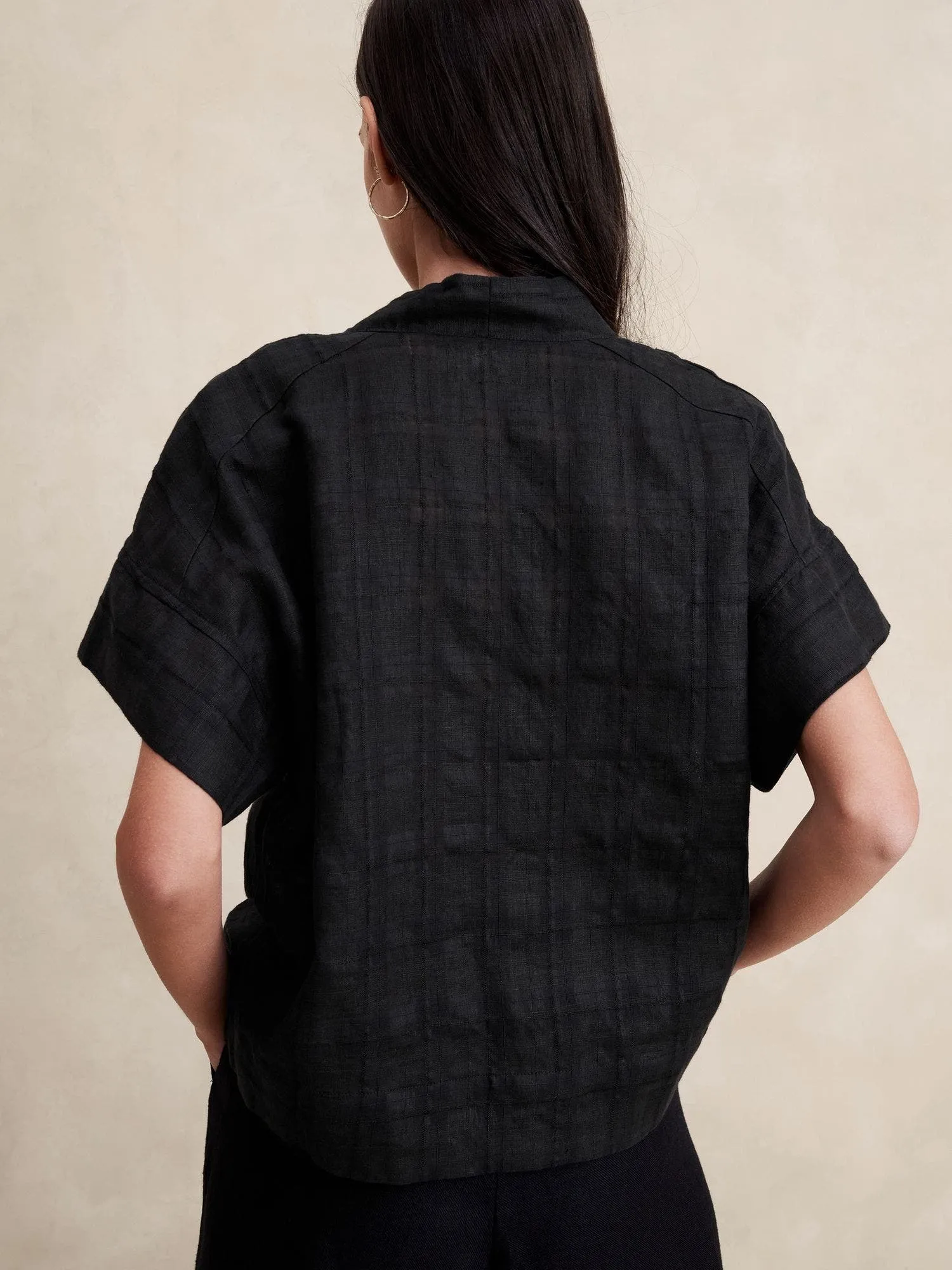 BANANA REPUBLIC BLUSA MUJER LAUREL LINENCOTTON