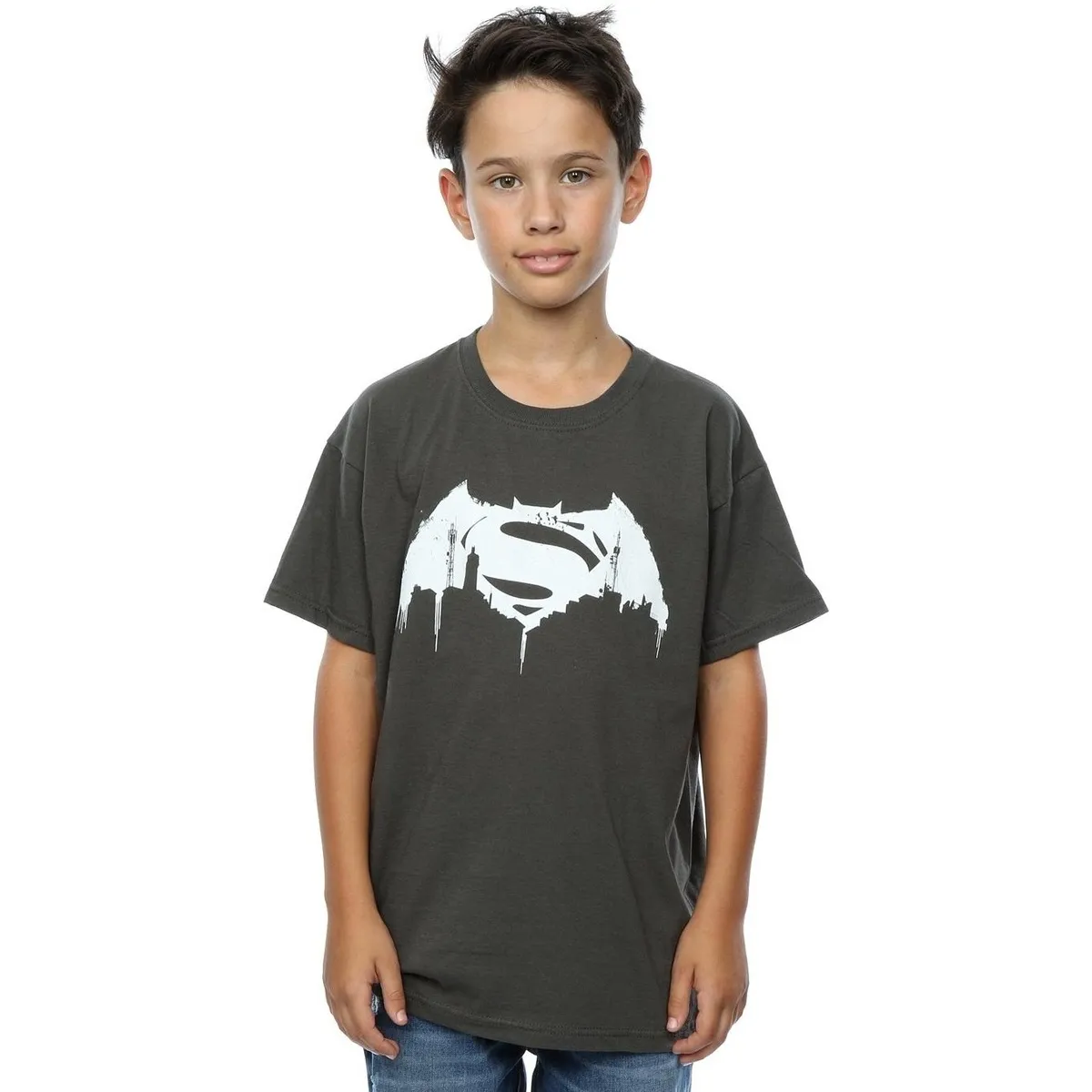 Batman v Superman Beaten Logo