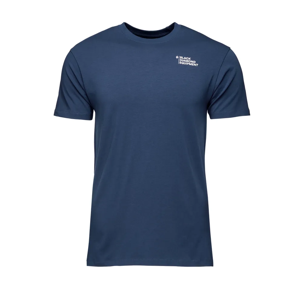 BD HERITAGE EQUIPMENT FOR ALPINISTS TEE  MEN'S INK BLUE