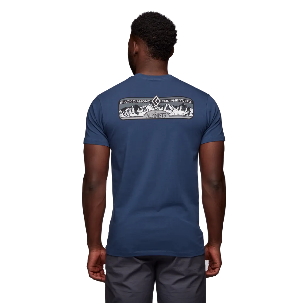 BD HERITAGE EQUIPMENT FOR ALPINISTS TEE  MEN'S INK BLUE