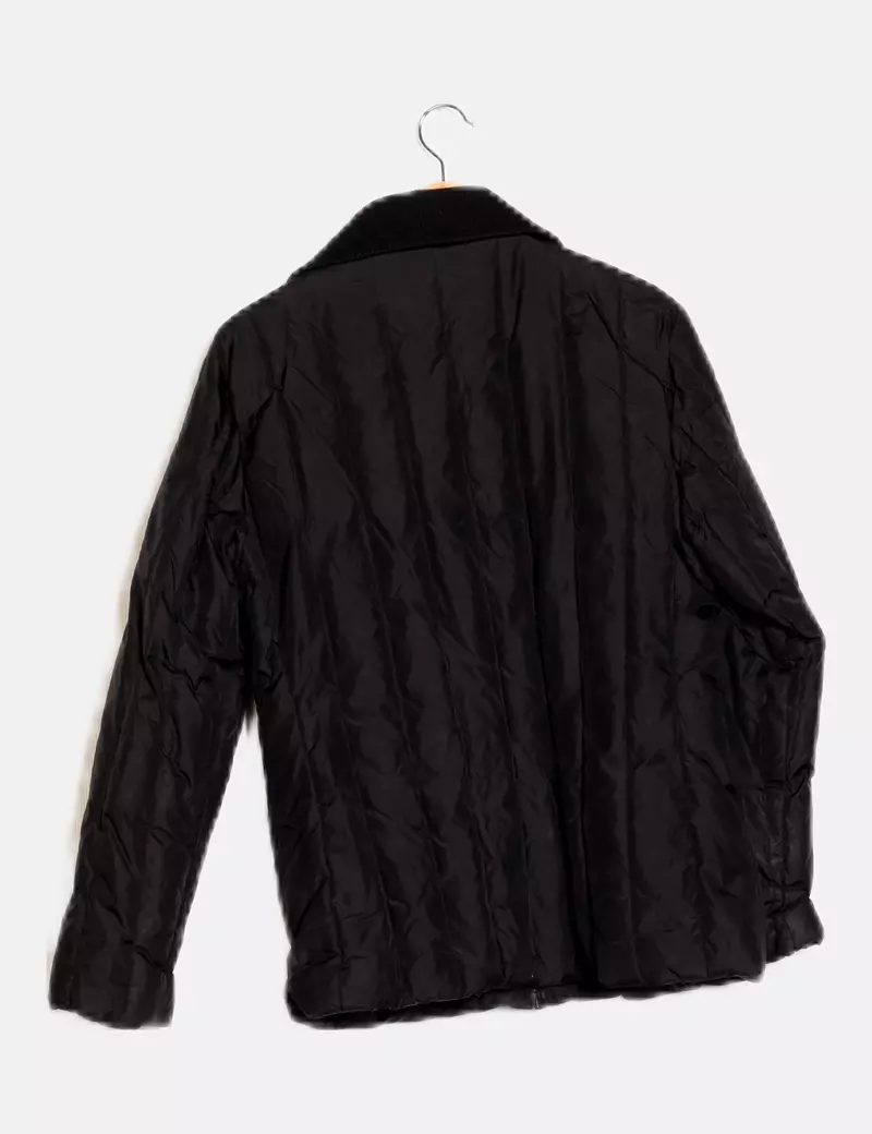 Benetton Cazadora negra casual