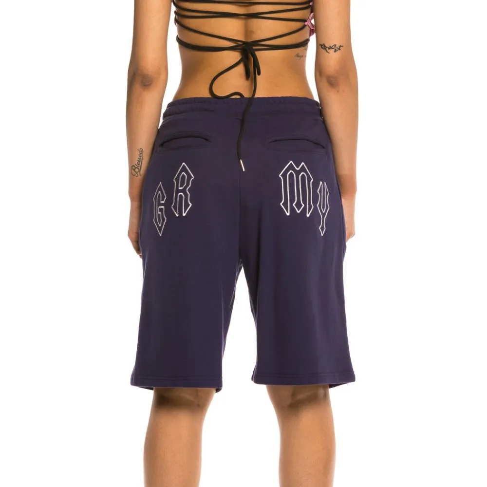 Bermuda Unisex Grimey Carnitas Chicas Bonitas Sweatshorts SS20 Navy