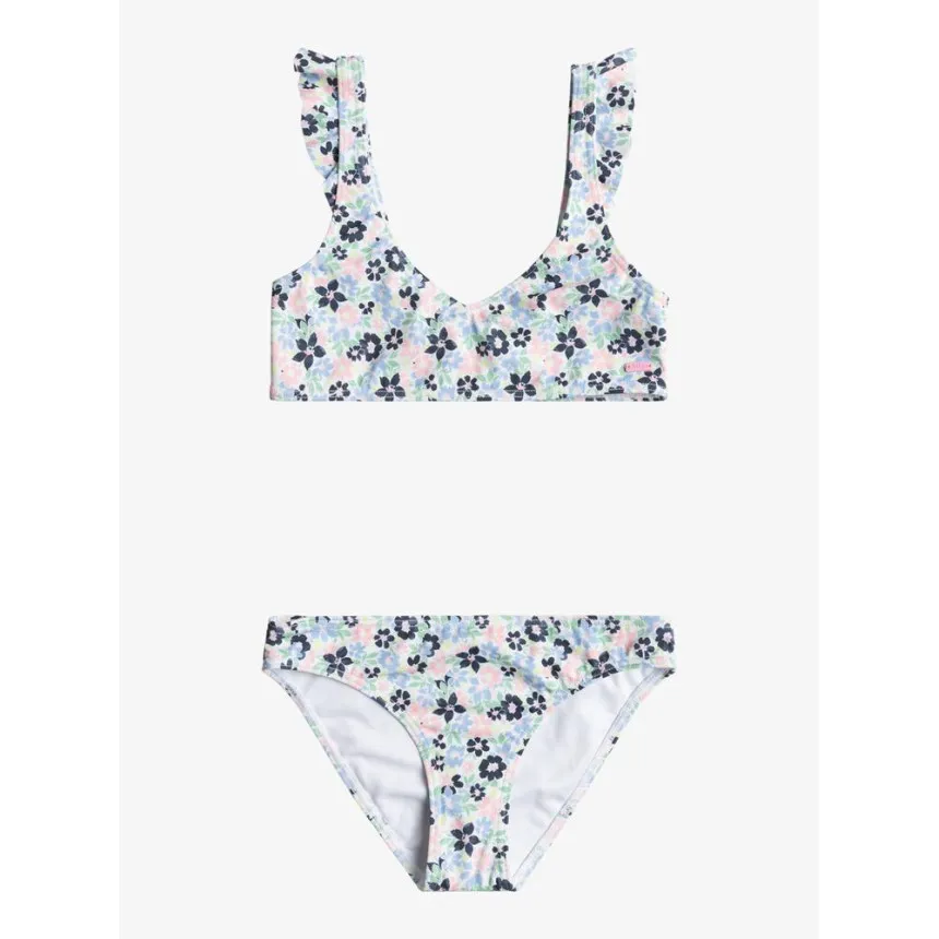 Bikini Roxy Dreamer Ruffle Para Niña