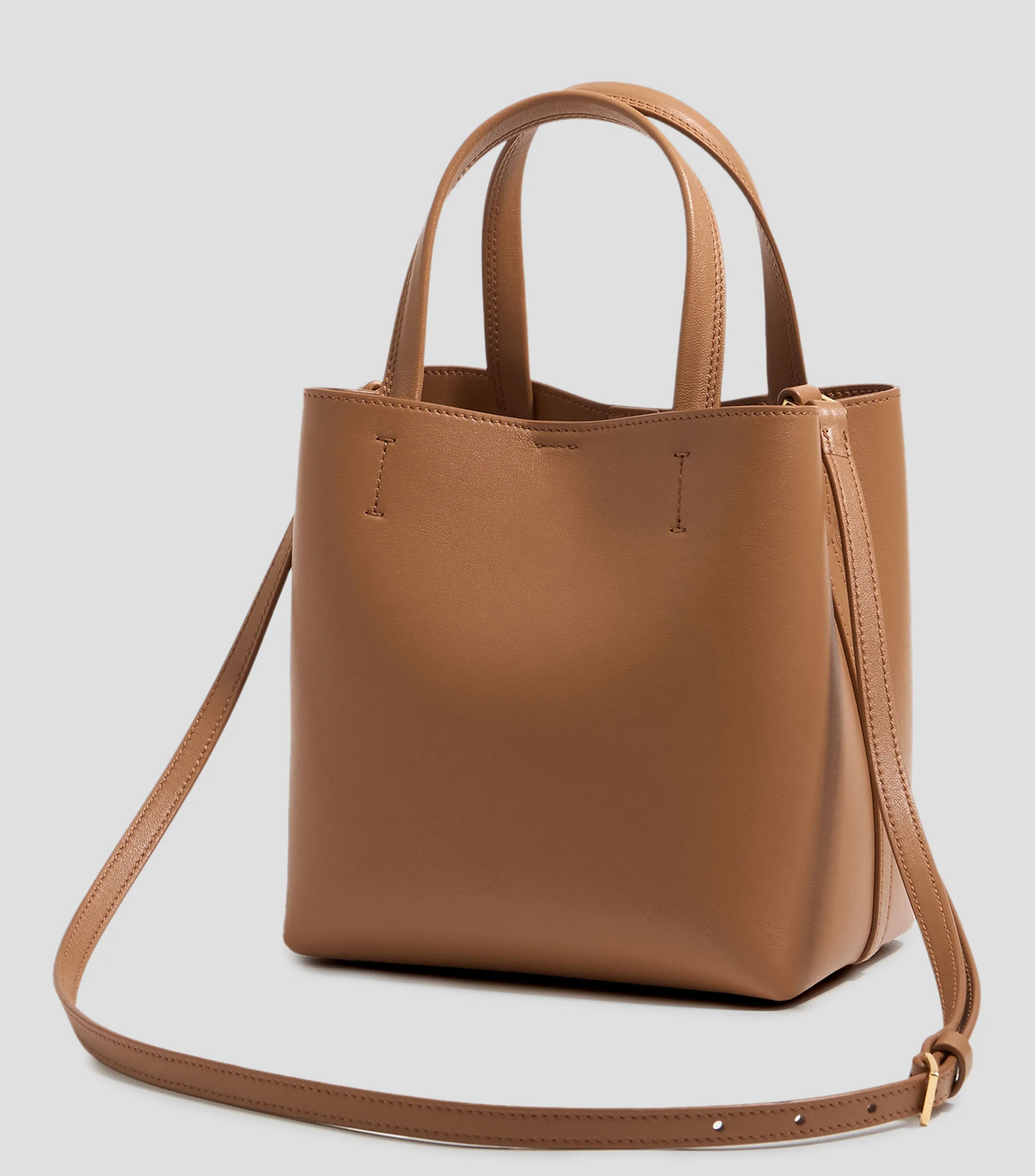 Bimba y Lola Bolso tote miel en piel Chihuahua Mujer