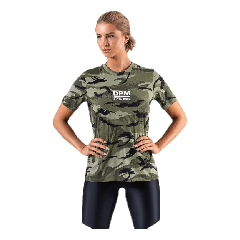 Björn Borg Tee Her DPM Patterned/Black