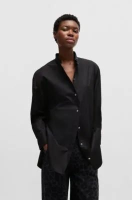 Blusa Naomi x BOSS oversize fit de algodón