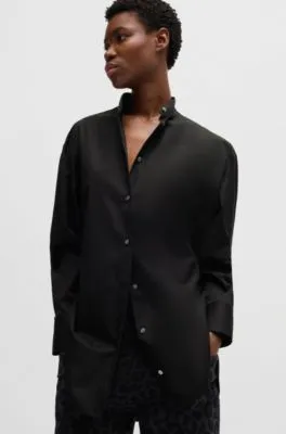 Blusa Naomi x BOSS oversize fit de algodón