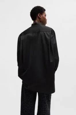 Blusa Naomi x BOSS oversize fit de algodón