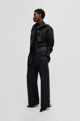 Blusa Naomi x BOSS oversize fit de algodón