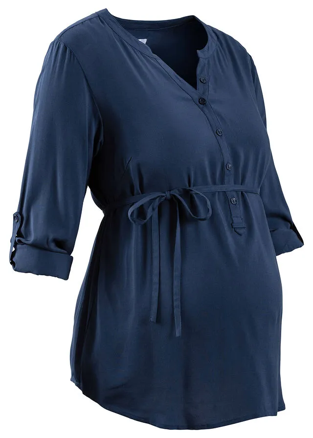 Blusa premamá Azul oscuro