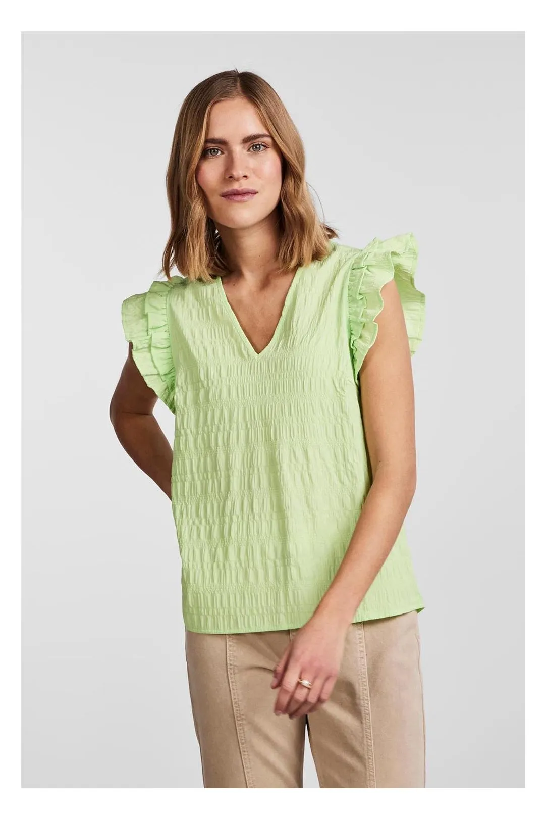 BLUSA VOLANTE PCLOUISE LIMA