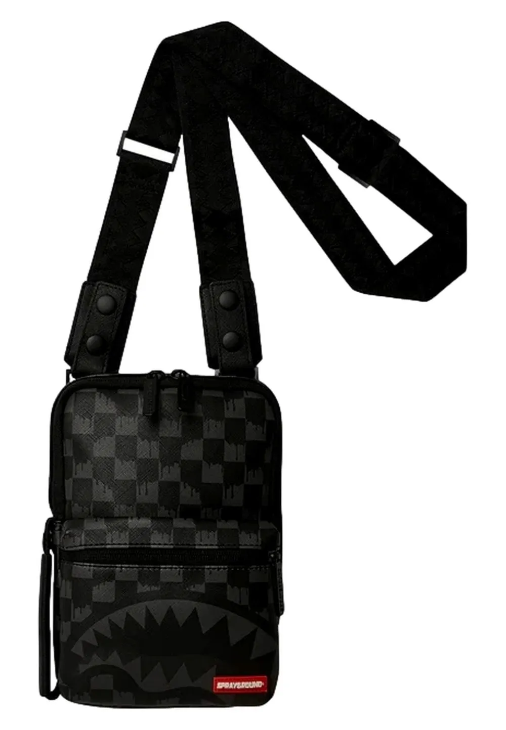 Bolso sprayground negro handover drip check sling