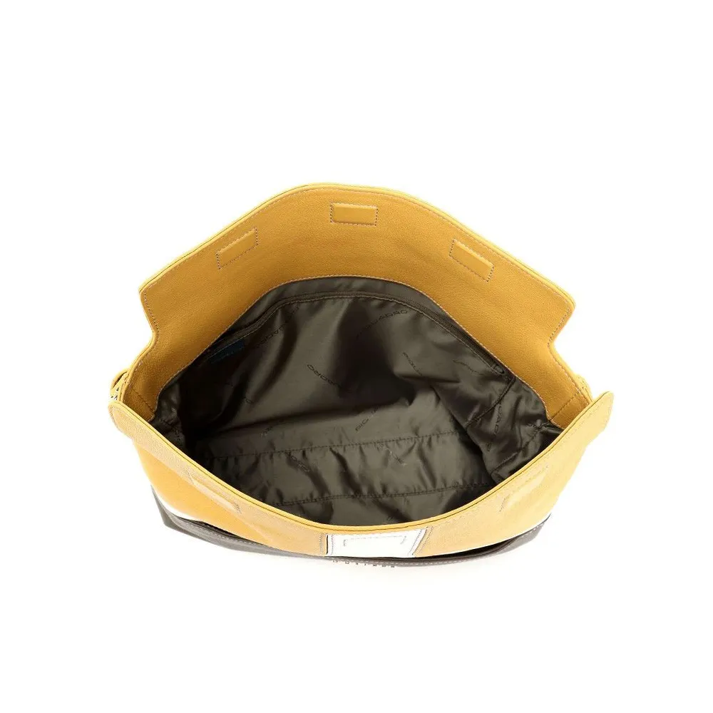 Bolso y monedero de Piel Piquadro BD4956S108/G Color Amarillo