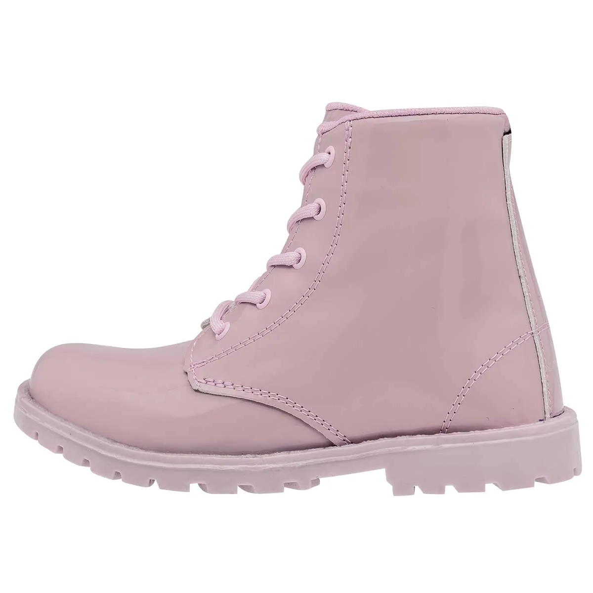 Botas Exterior Sintético Color Rosa De Charol Para Niña De Mcqueen