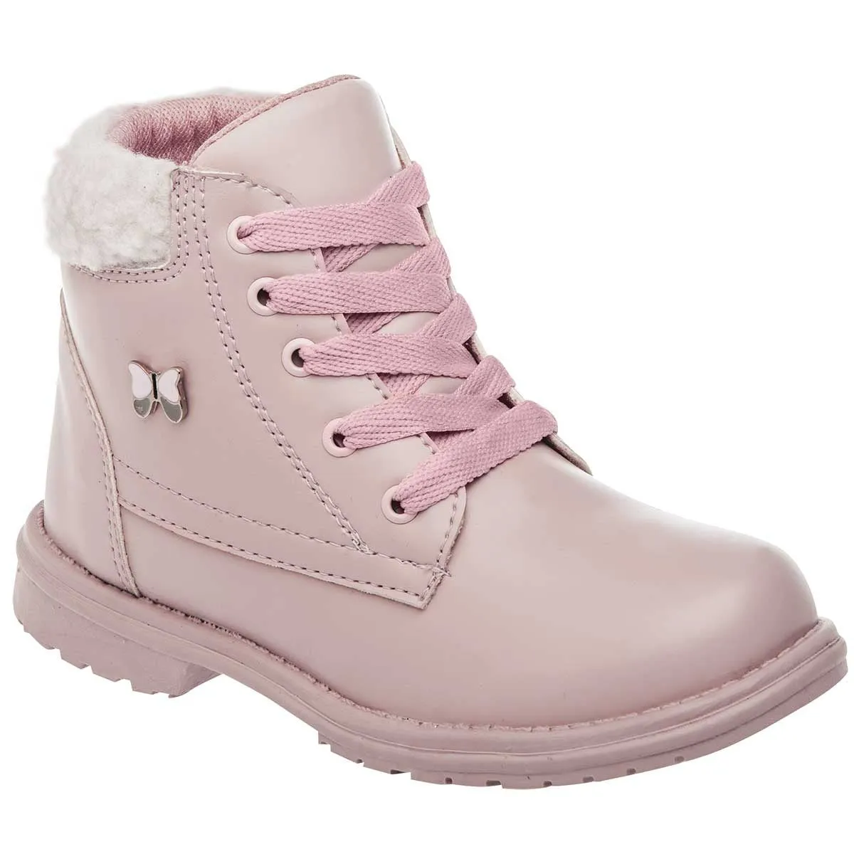 Botas Exterior Sintético Color Rosa Para Niña De Trenesito