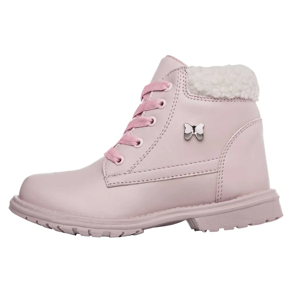 Botas Exterior Sintético Color Rosa Para Niña De Trenesito