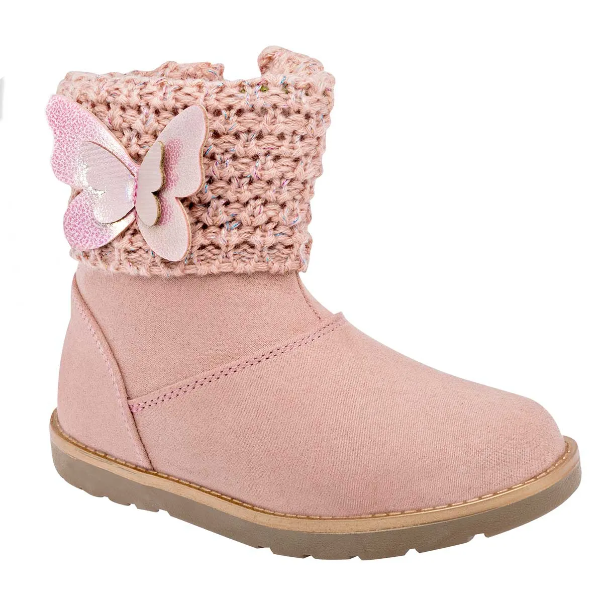 Botas Exterior Sintético Color Rosa Para Niña De Tropicana