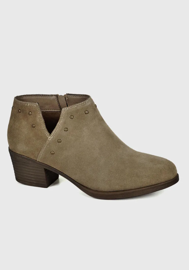 Botín Cuero Kaith Taupe