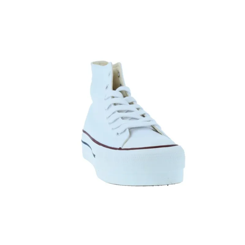 Botin Basket Lona con Plataforma Mujer de Victoria 1061101 Tribu