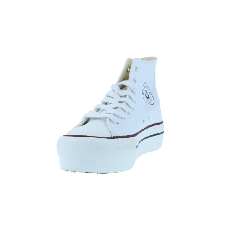 Botin Basket Lona con Plataforma Mujer de Victoria 1061101 Tribu